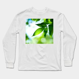 Green Leaves of the Jungle Long Sleeve T-Shirt